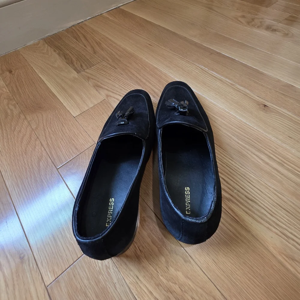 Express Men's Black Dress Shoes